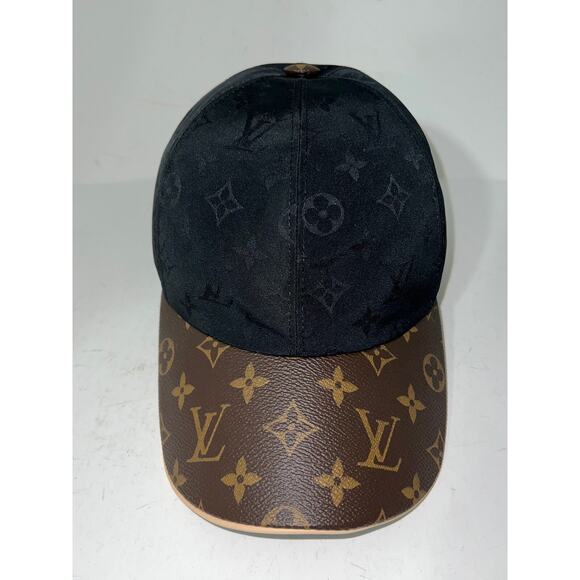 Louis Vuitton LV Get Ready Cap Black Brown Monogram Logo Sun Baseball Hat M main image 6